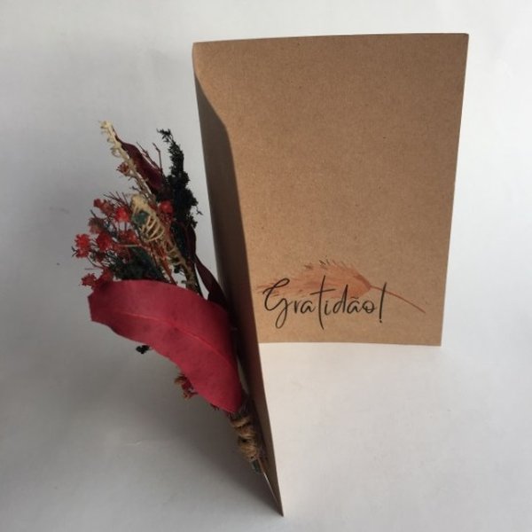 Cartão Floral Sentimentos