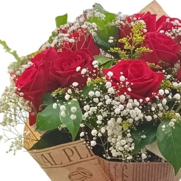 Buquê de Rosas Amor Perfeito