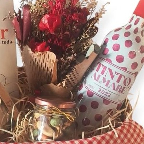 Kit Especiarias Vinho Com Flores