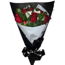 Imagem de Buque Cone Kraft Preto