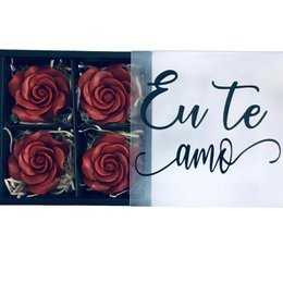 Imagem de Kit 4 Rosas de Sabonetes Perfumados