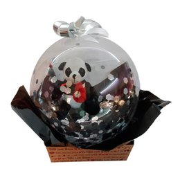 Imagem de Balão Bubbly com Pelúcia e Chocolates