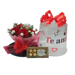 Imagem de Arranjo na Caixa com Ferrero Rocher