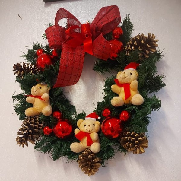 Guirlanda Natalina de Ursos 