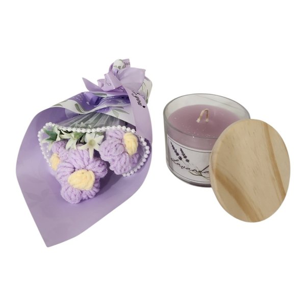 Kit Mimo Floral em Crochê