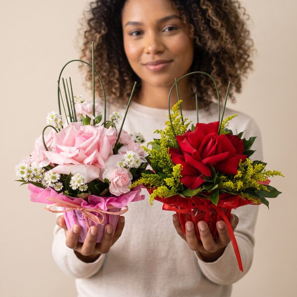 Solitários de Rosas Encantadoras 