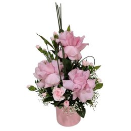 Imagem de Cachepô de Rosas Cor de Rosas