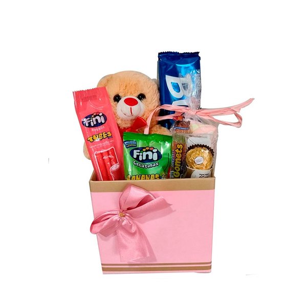 Cesta Infantil Cor de Rosa