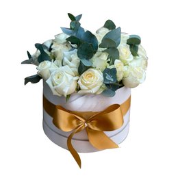 Imagem de Box com 20 Rosas Brancas