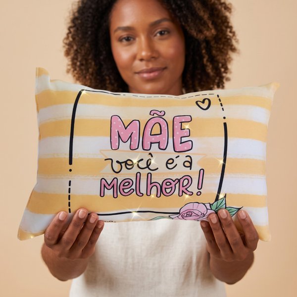 Almofadinha Mãe Você é a Melhor