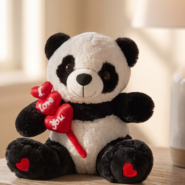 Urso Panda de Pelúcia Amor