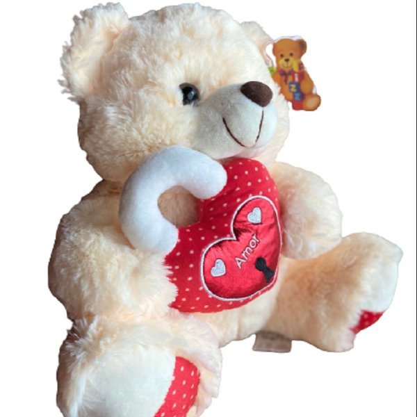 Urso de Pelúcia Cadeado Amor