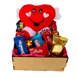 Imagem de Coração de Pelúcia e Chocolate