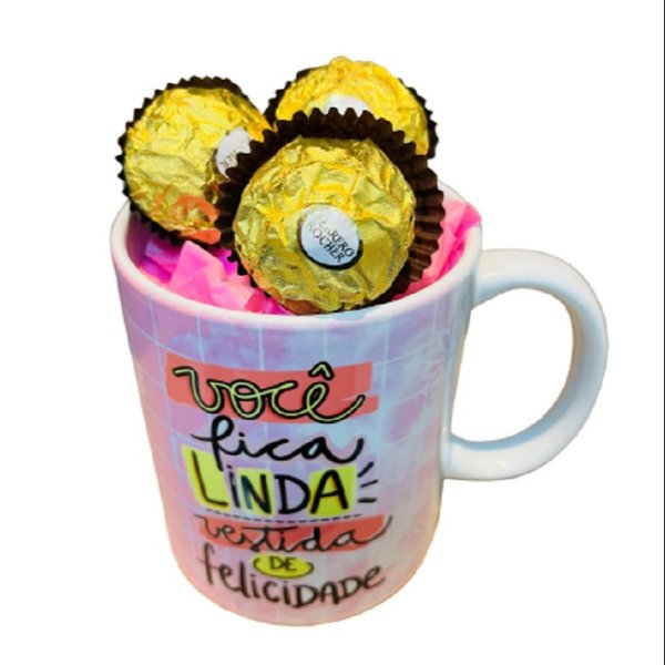 Caneca Vestida de Felicidade Ferrero
