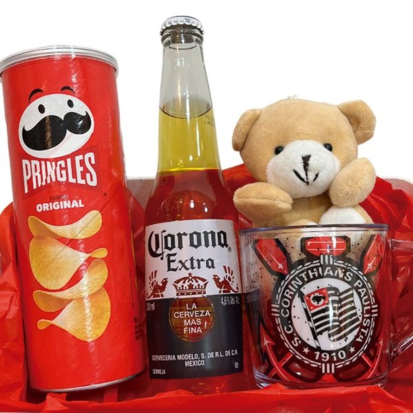 Kit Corona e Caneca Corinthians