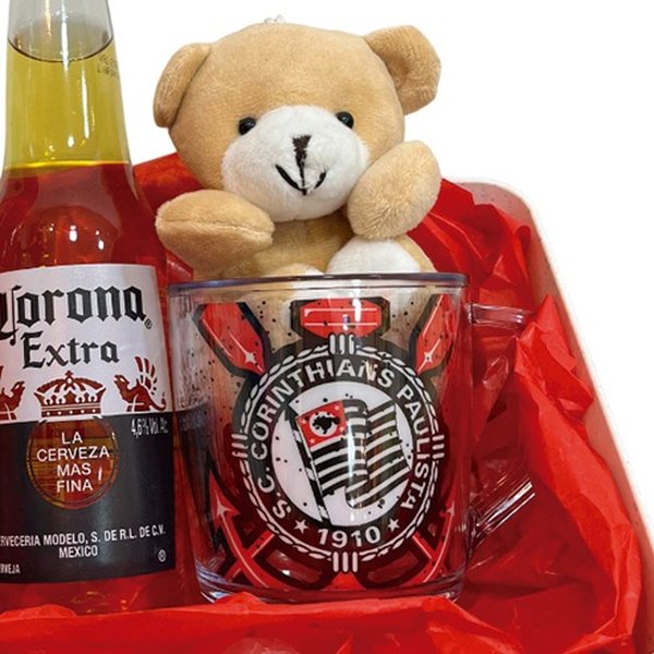 Kit Corona e Caneca Corinthians