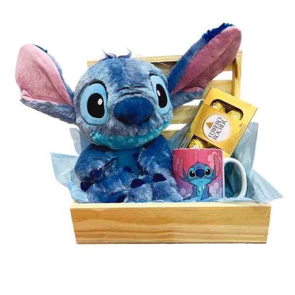 Cesta Ferrero Rocher e Stitch