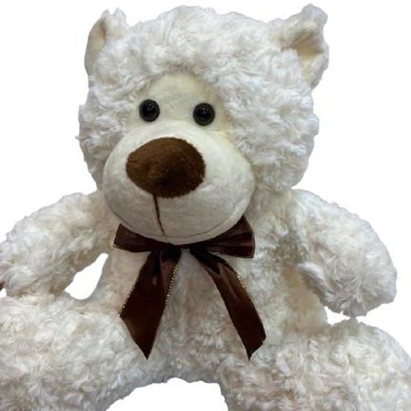 Urso Fofinho Pelúcia Encaracolado