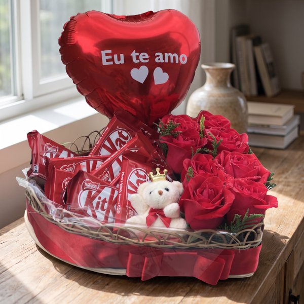 Kit Love Com Balão