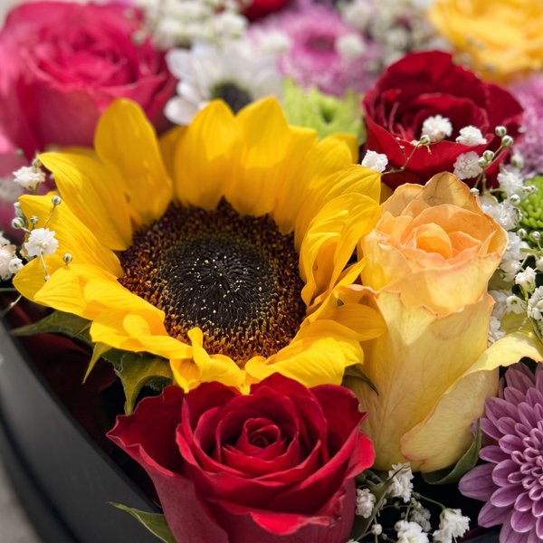 Box Requinte Com Mix de Flores