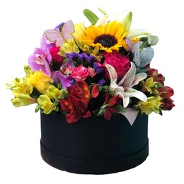 Imagem de Box Luxo Com Mix de Flores 