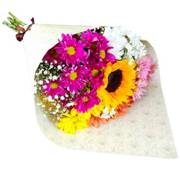 Imagem de Buquê De Margaridas e Girassol