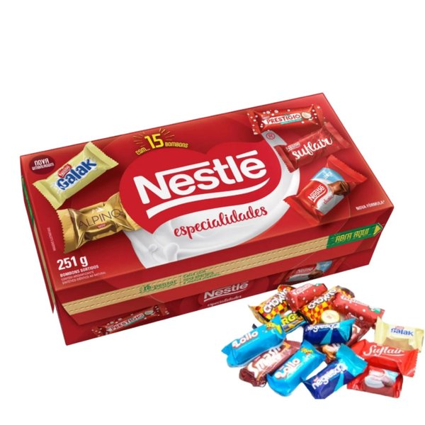 Caixa De Bombom Nestlé 251g