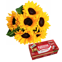 Imagem de Amor Em Girassóis & Chocolate