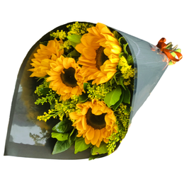 Imagem de Maravilhoso Buquê De 4 Girassóis