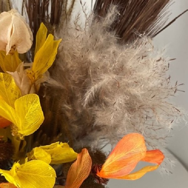 Arranjo Com Flor Desidratada 