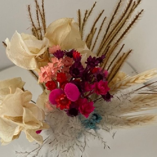 Mini Vasinho Com Flores Secas