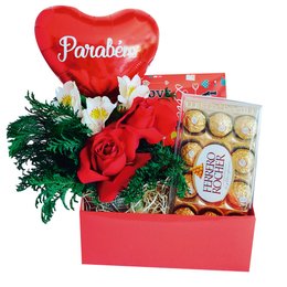 Imagem de Caixa Ferrero e Rosas Colombianas 