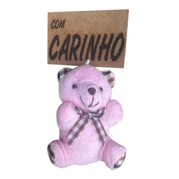 Chaveiro com Placa com Carinho 