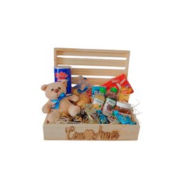 Imagem de Cesta de Guloseimas com Pelúcia