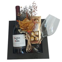 Imagem de Caixa de Vinho e Chocolate