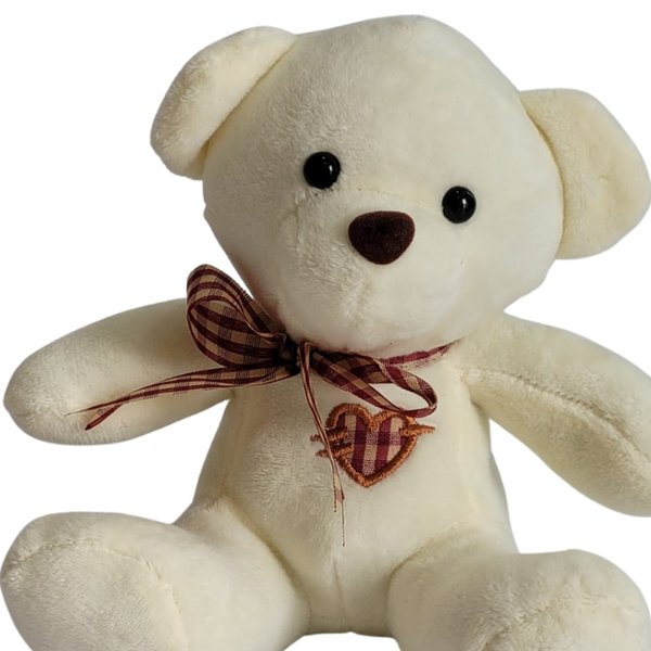 Urso de Pelúcia Coração Bordado