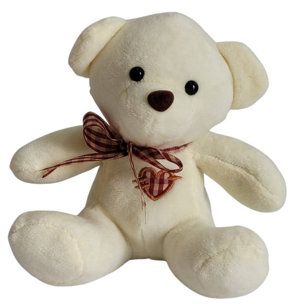 Urso de Pelúcia Coração Bordado