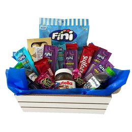 Imagem de Cesta Infantil Azul Fini e Chocolates