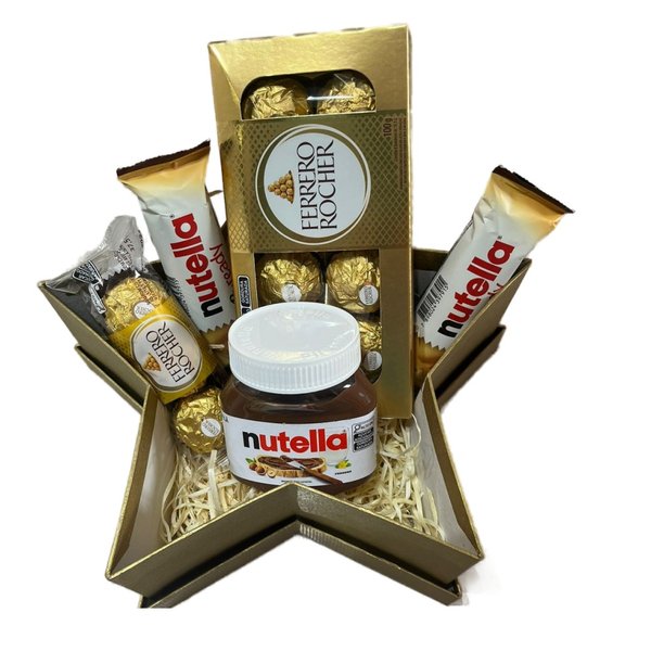 Cesta Felicidades Estrela com Chocolates 
