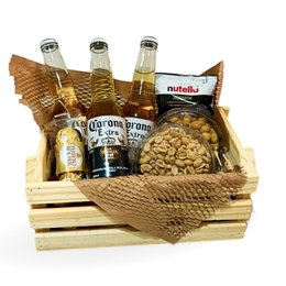 Imagem de Cesta Cervejas Corona e Petiscos Felicidades 