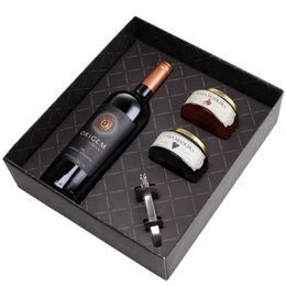 Imagem de Presente Goumert com Vinho 