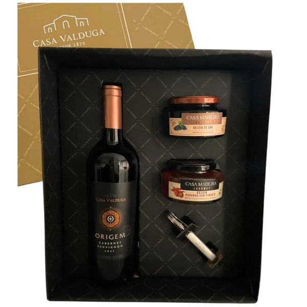 Presente Goumert com Vinho 