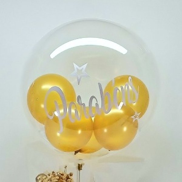 Balão Bolha Parabéns