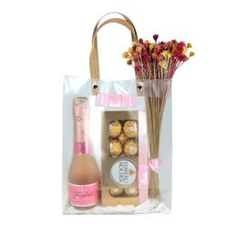 Imagem de Freixenet Rose e Chocolate na Sacolinha