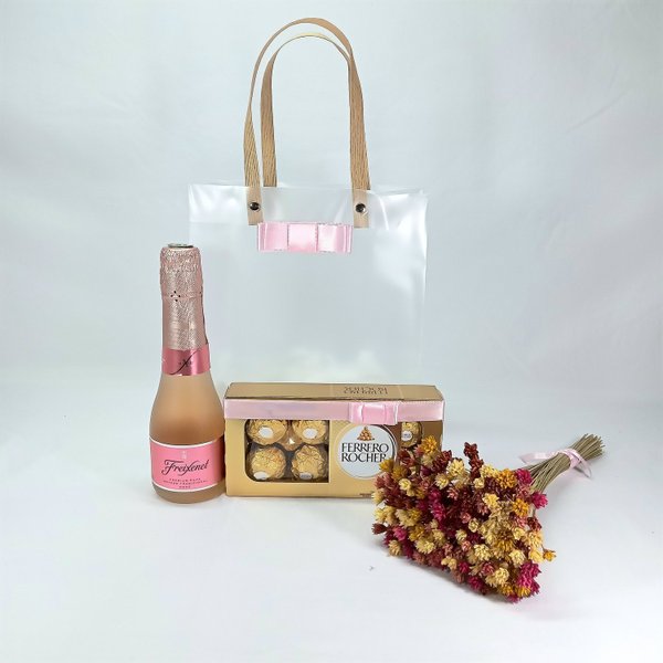 Freixenet Rose e Chocolate na Sacolinha