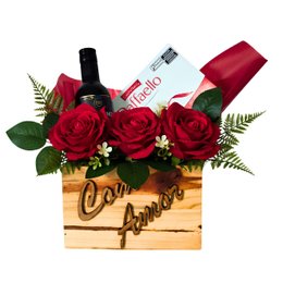 Imagem de Mimo Elegância com Vinho e Raffaello