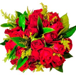 Imagem de Buquê de Rosas Vermelhas com 22 Botões