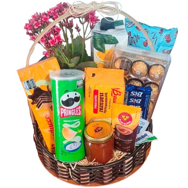 Cesta Café com Chocolates