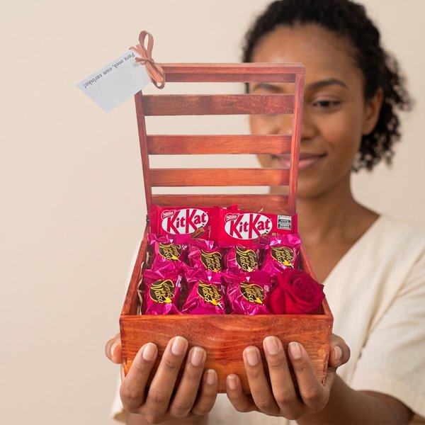 Cesta de Chocolate Romance