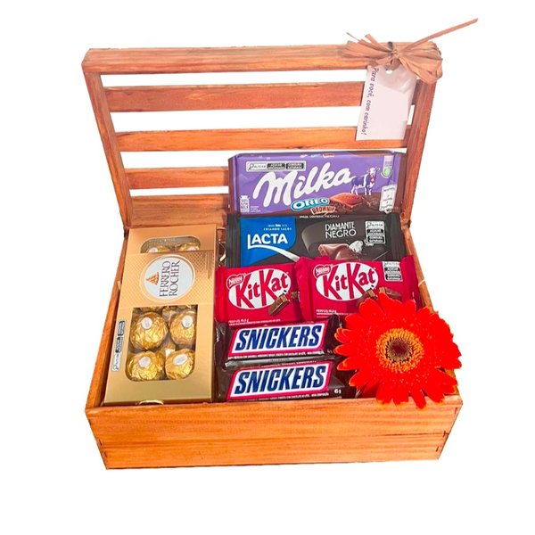 Cesta de Chocolate Grande Viver